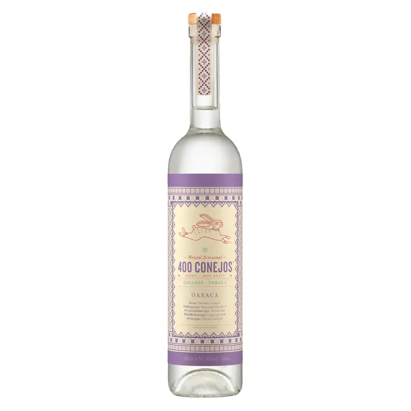 400 Conejos Mezcal Tobala Joven 750ML
