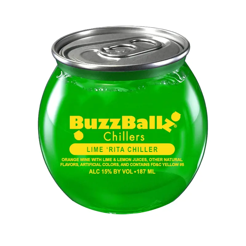 (48pk) Buzz Ballz Lime Rita Chiller, Texas, USA (187ml)