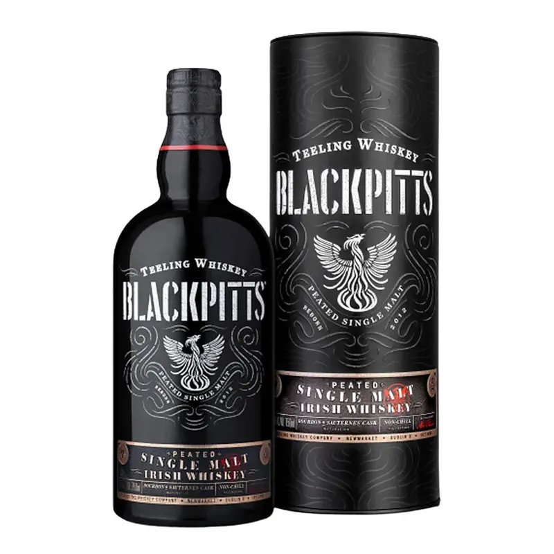 Teeling Blackpitts Peated Irish Single Malt Whiskey 750ML
