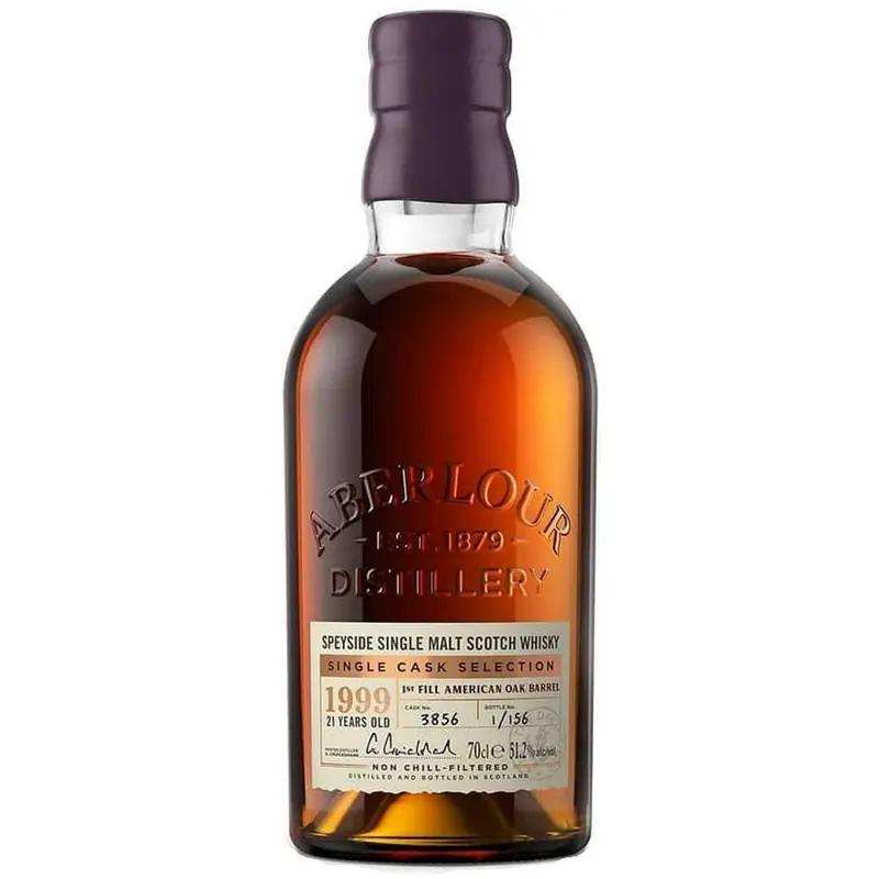 Aberlour 21 Year Single Cask Single Malt Scotch 1999 750ML