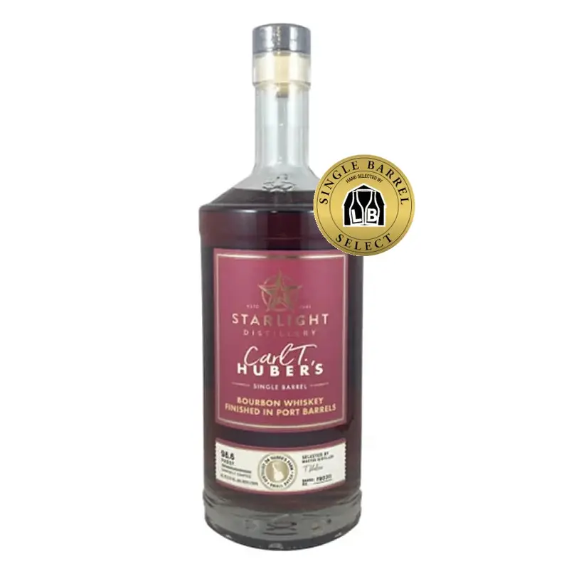Starlight Carl. T Huber's Port Finished Bourbon Single Barrel 750ML