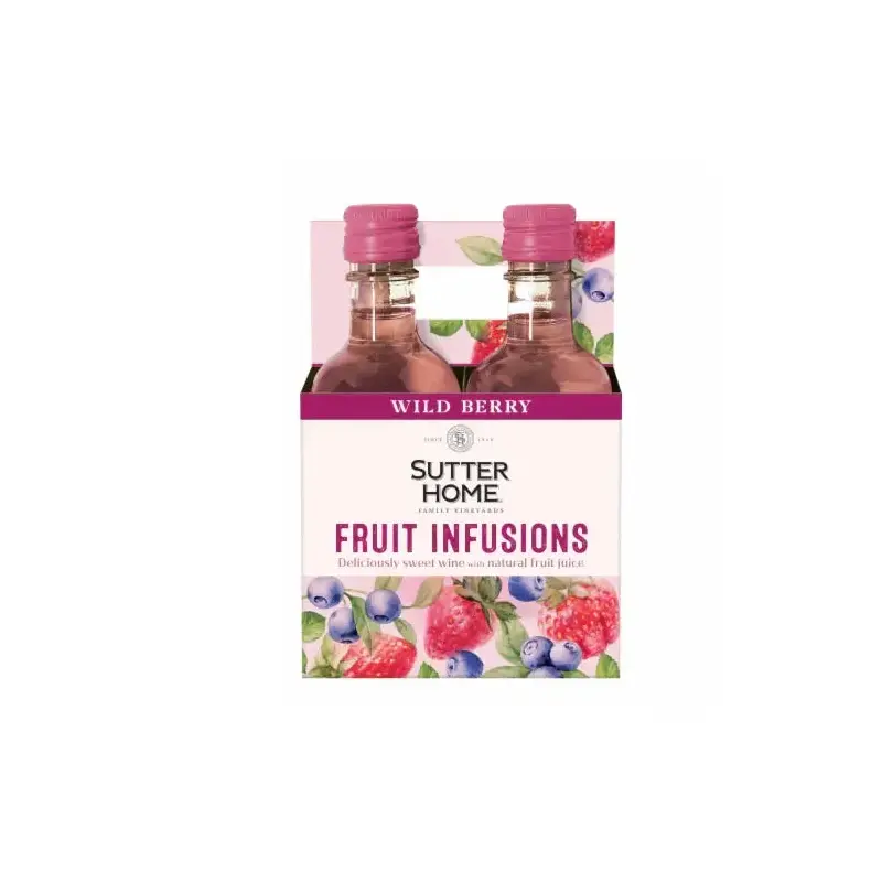 Sutter Home Fruit Infusions Wild Berry 4Pk 187ML