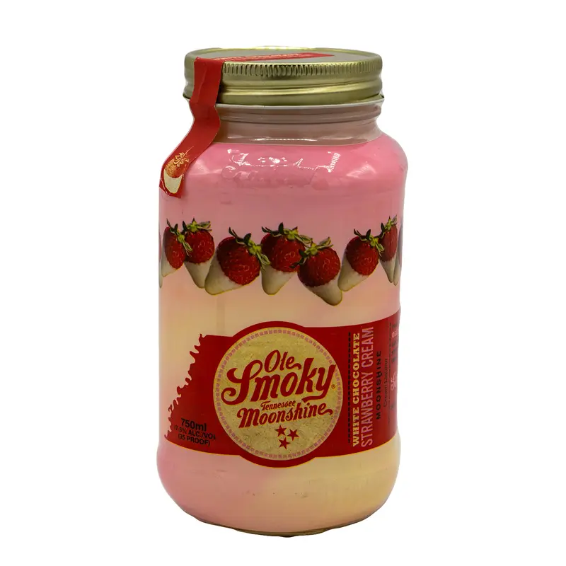 Ole Smoky White Choc Strawberry Moonshine 750Ml