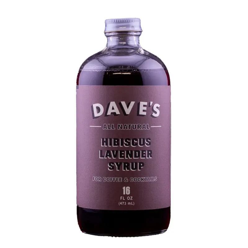 Dave's Hibiscus Lavender Syrup 16oz
