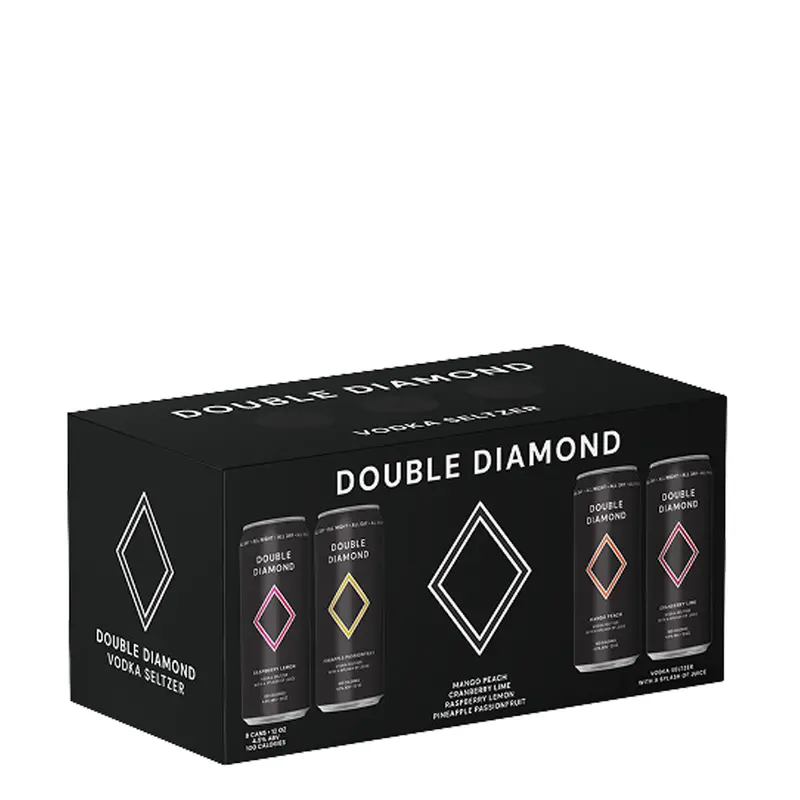 Double Diamond Vodka Seltzer Variety 8pk Can