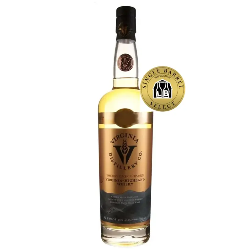 Virginia Distillery Sherry Cask Finish Liquor Barn Single Malt 750ML