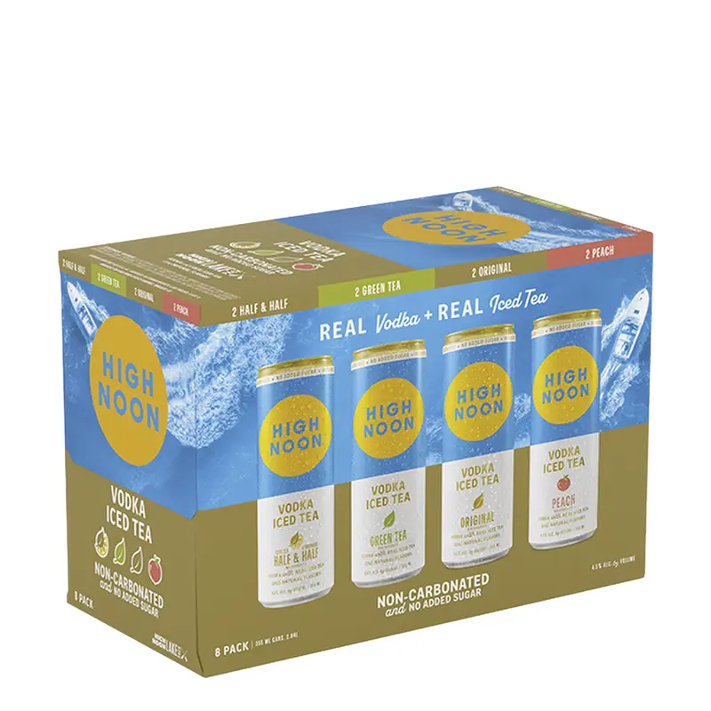 High Noon Iced Tea Lake Pack Variety 8pk Can