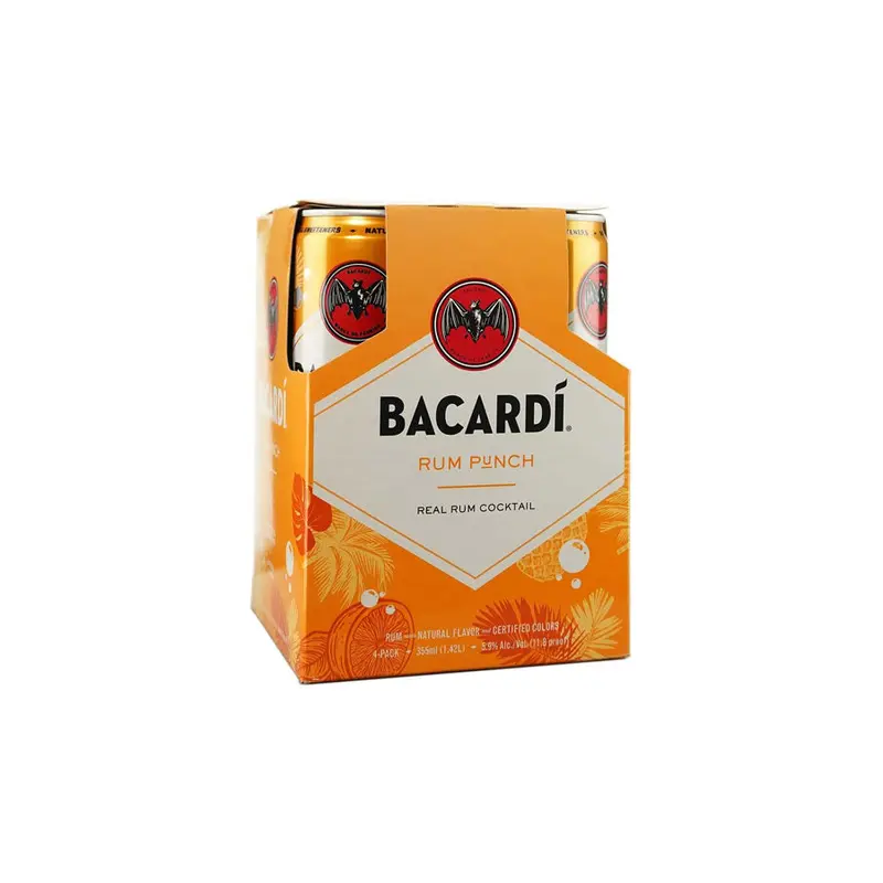 Bacardi Ready to Drink Rum Punch 4PK
