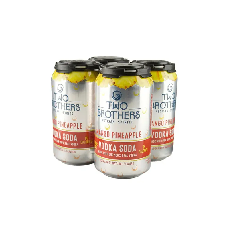 Two Brothers Mango Pineapple Vodka Soda 4PK