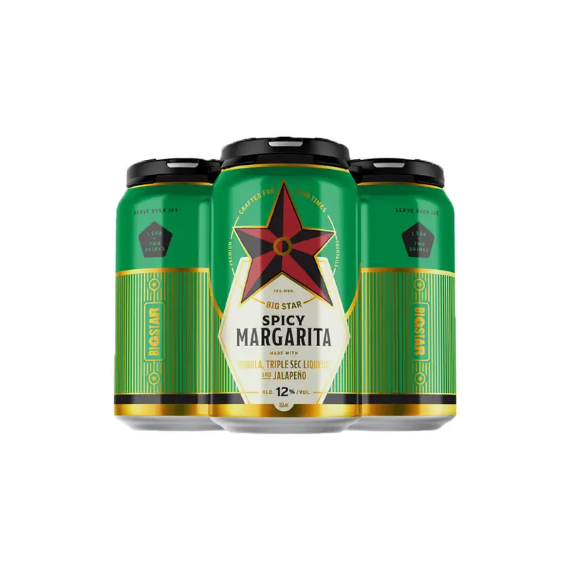 Big Star Spicy Margarita 4Pk Cans