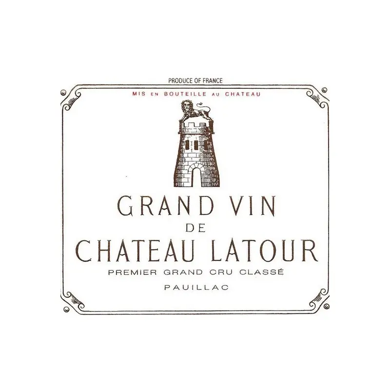 1961 Chateau Latour, Pauillac, France (750ml)