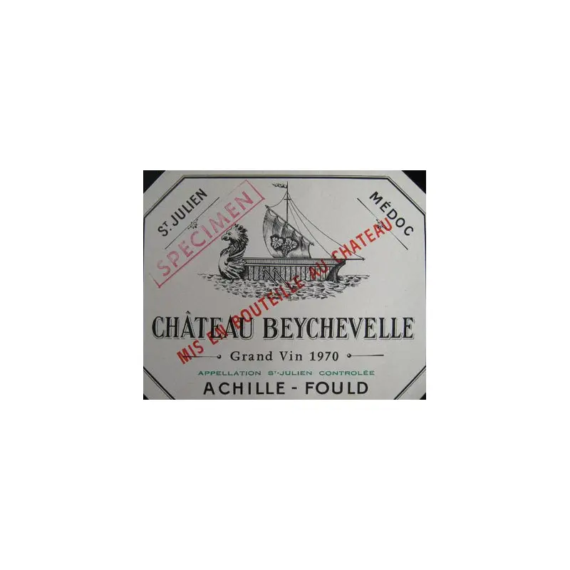 1970 Chateau Beychevelle, Saint-Julien, France (750ml)