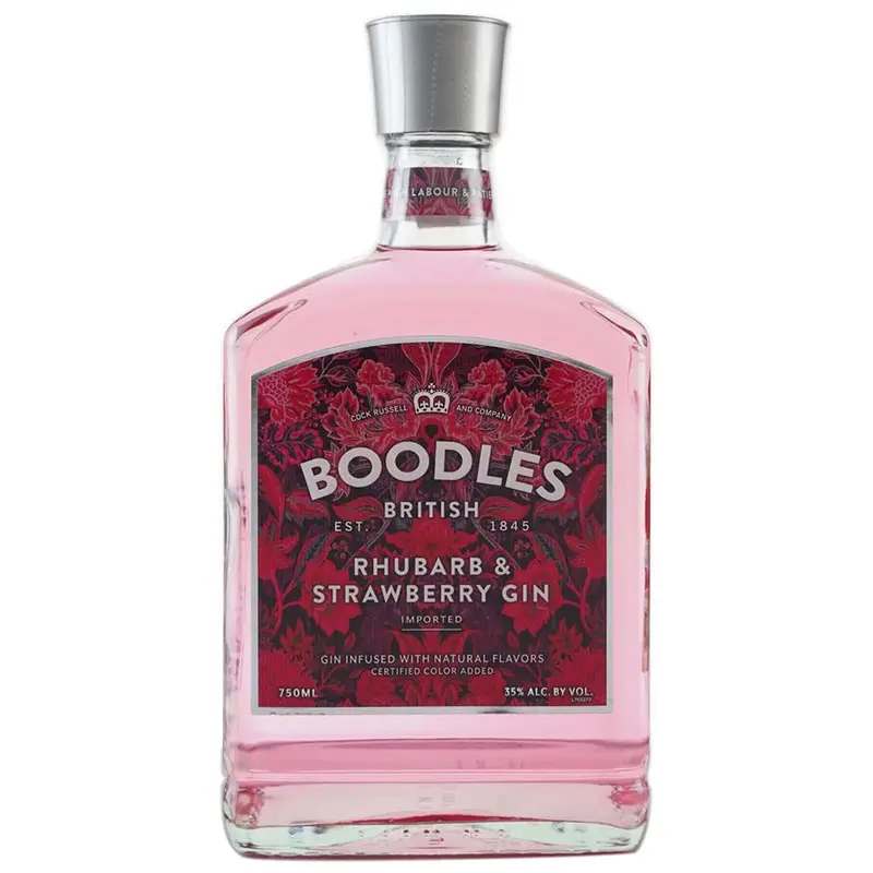 Boodles Rhubarb & Strawberry Gin 750ML