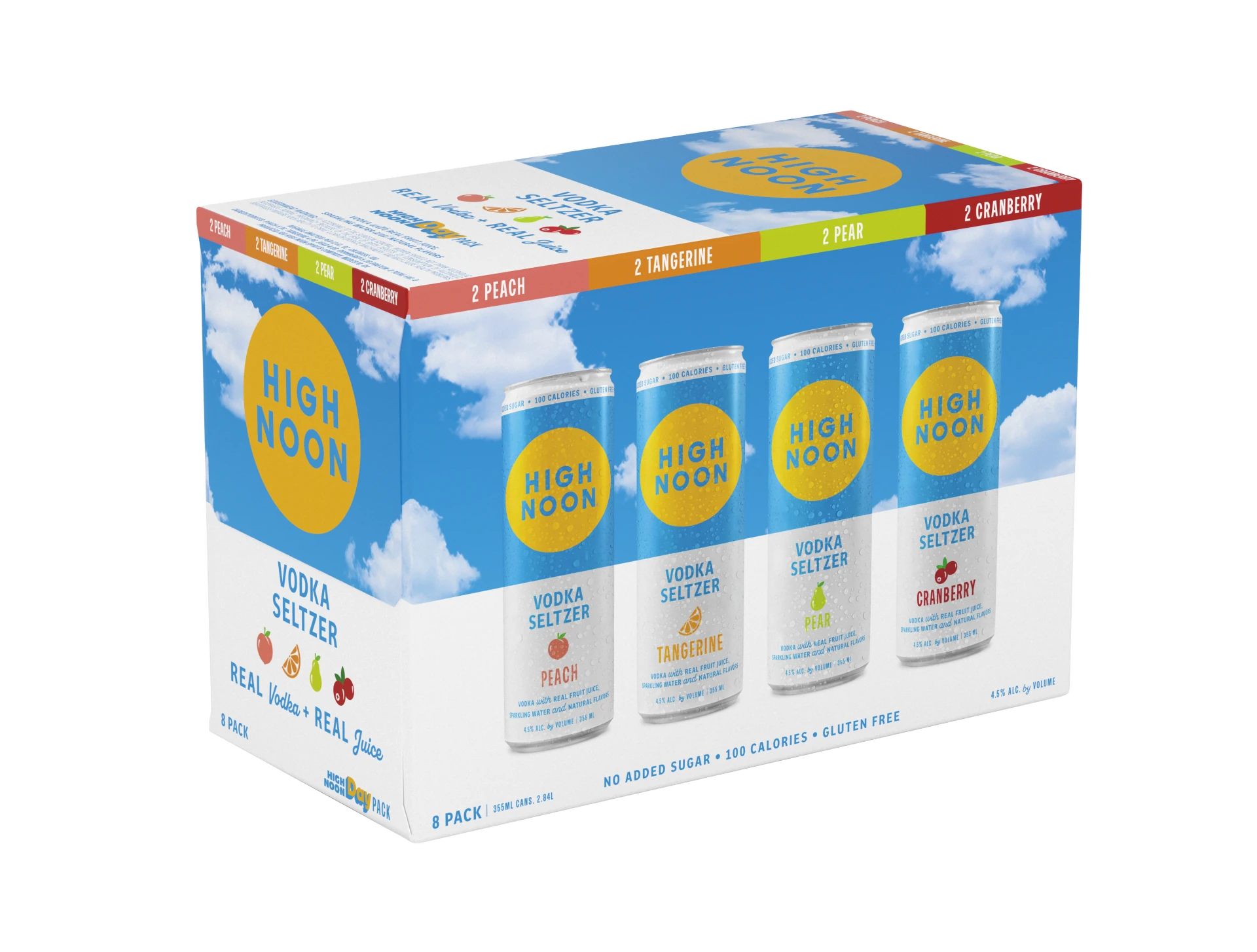 High Noon Vodka & Soda Day Pack Variety 8PK