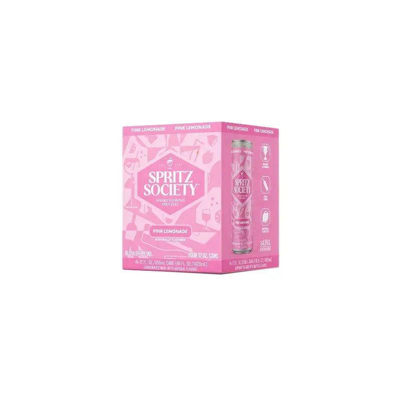 Spritz Society Pink Lemonade 4Pk
