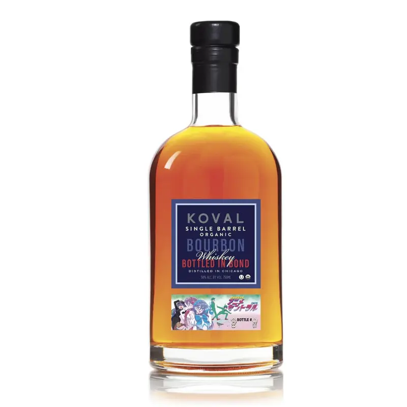 Koval Anime Central Single Barrel Bourbon Bottled in Bond 750ML