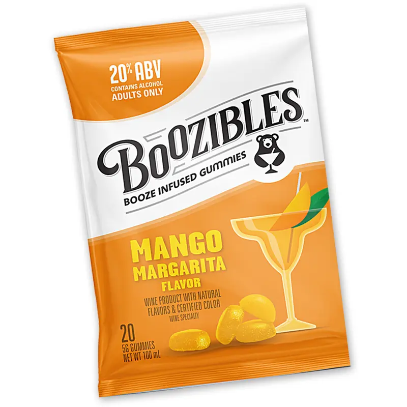 Boozibles Mango Margarita Gummies 20Pk