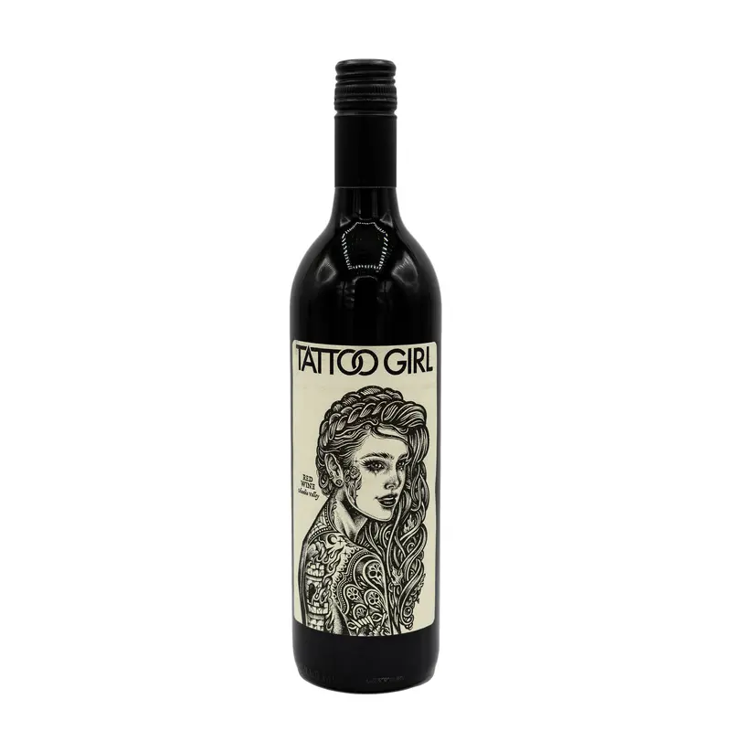 Tattoo Girl Red Blend
