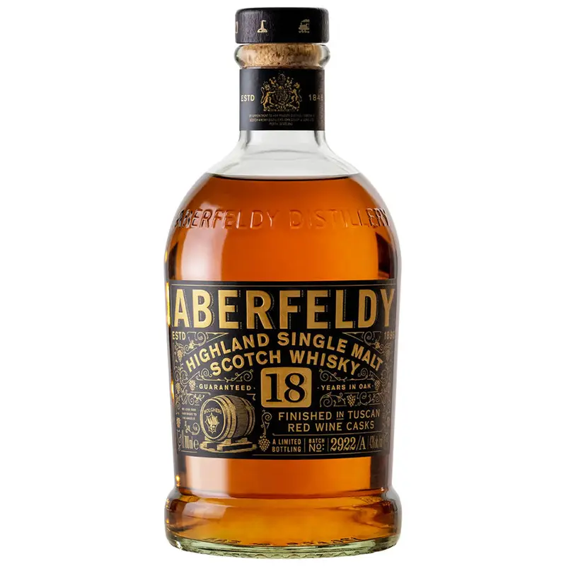 Aberfeldy 18 Year Tuscan Red Wine Cask Finish 750ML