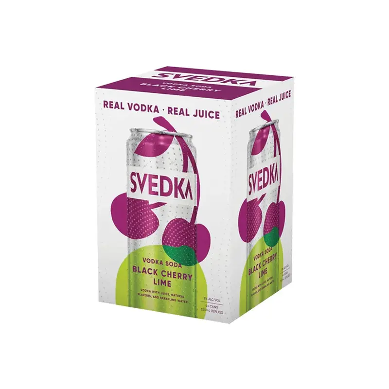 Svedka Vodka Soda Cherry Lime 4PK