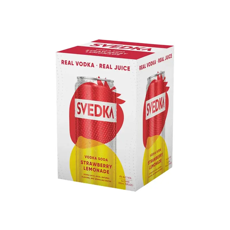 Svedka Vodka Soda Strawberry Lemonade 4PK