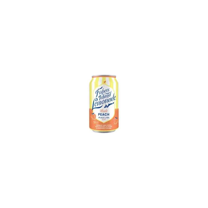 (4pk) Fishers Island Lemonade Nude Peach, New York, USA (12oz)