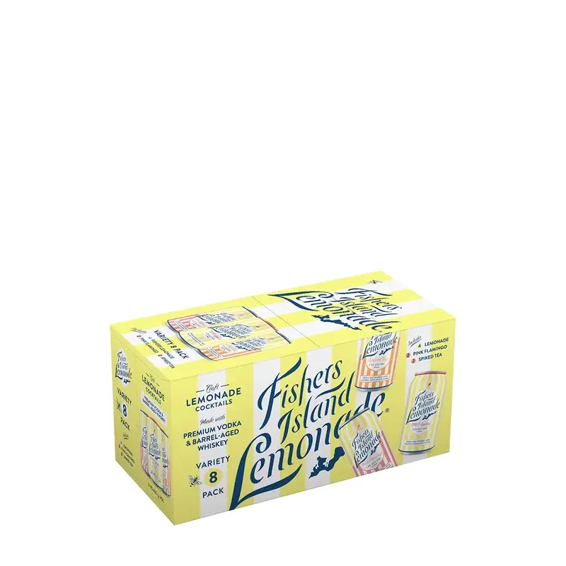 (8pk) Fishers Island Lemonade Variety Pack, New York, USA (12oz)