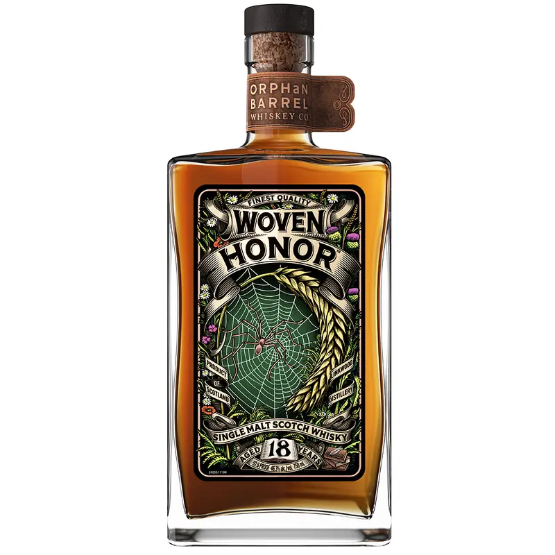 Orphan Barrel Woven Honor 18 Year Old Single Malt Scotch Whiskey, USA (750ml)