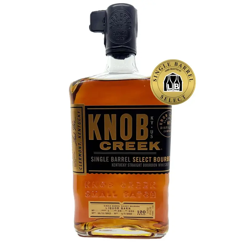 Knob Creek Single Barrel Liquor Barn W1F06R026 750ML