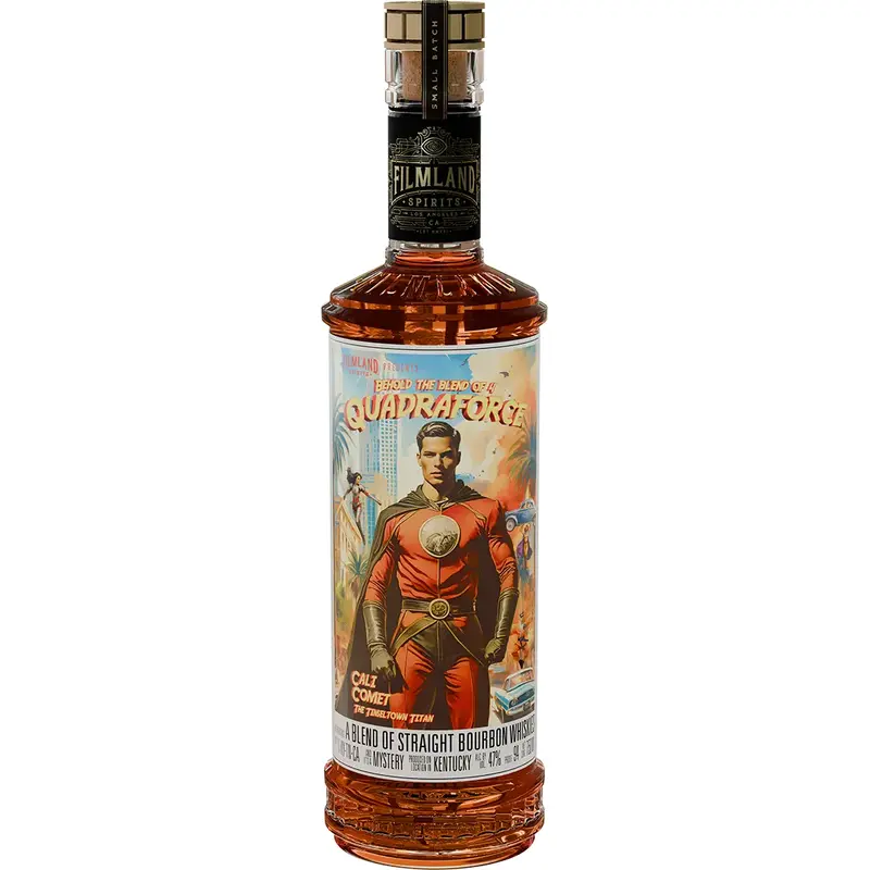 Filmland Spirits Quadraforce 'Cali Comet' Blended Straight Bourbon Whiskey, Kentucky, USA (750ml)