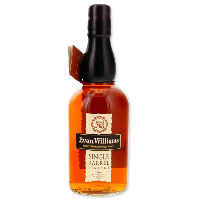 2016 Evan Williams Single Barrel Vintage Straight Bourbon Whiskey, Kentucky, USA (750ml)
