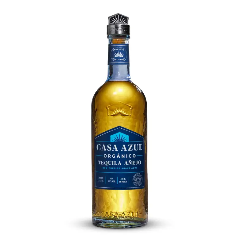 Casa Azul Organic Tequila Anejo, Jalisco, Mexico (750ml)