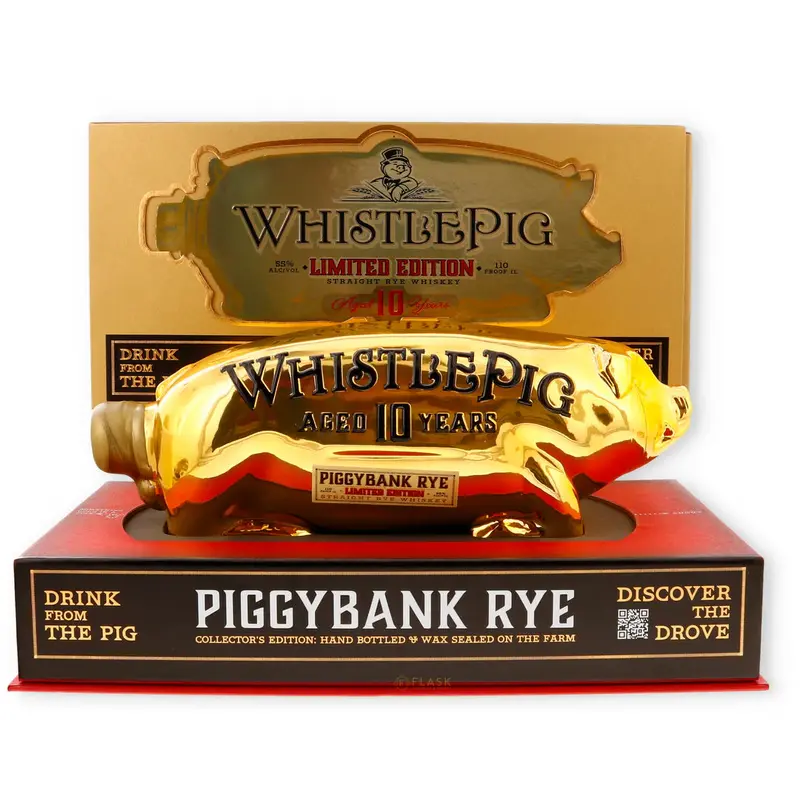 WhistlePig Limited Edition PiggyBank 10 Year Rye 1L