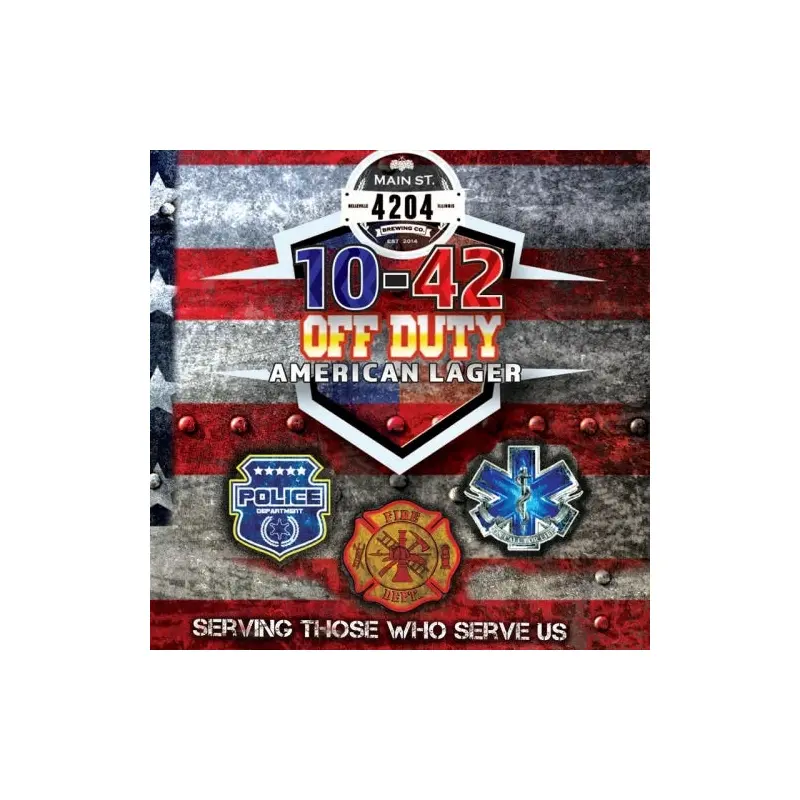 4204 Off Duty Lager 6Pk