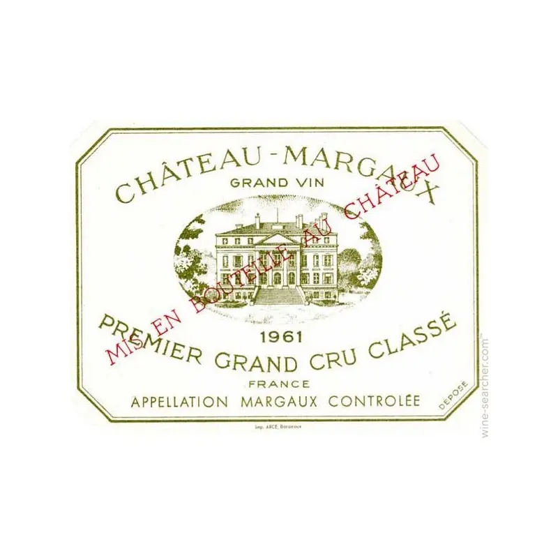 1961 Chateau Margaux, Margaux, France (750ml)