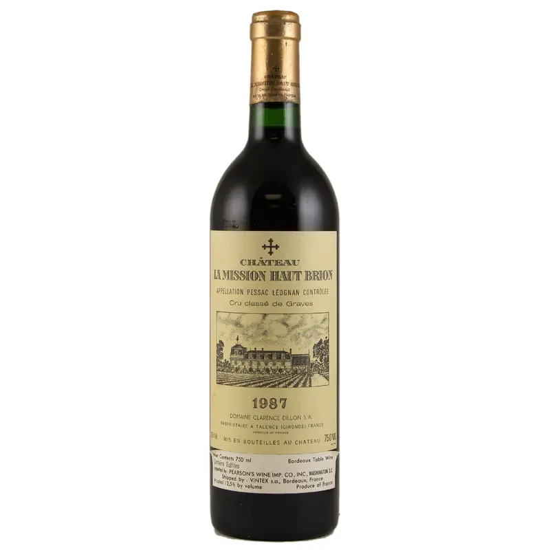 1987 Chateau La Mission Haut-Brion, Pessac-Leognan, France (750ml)