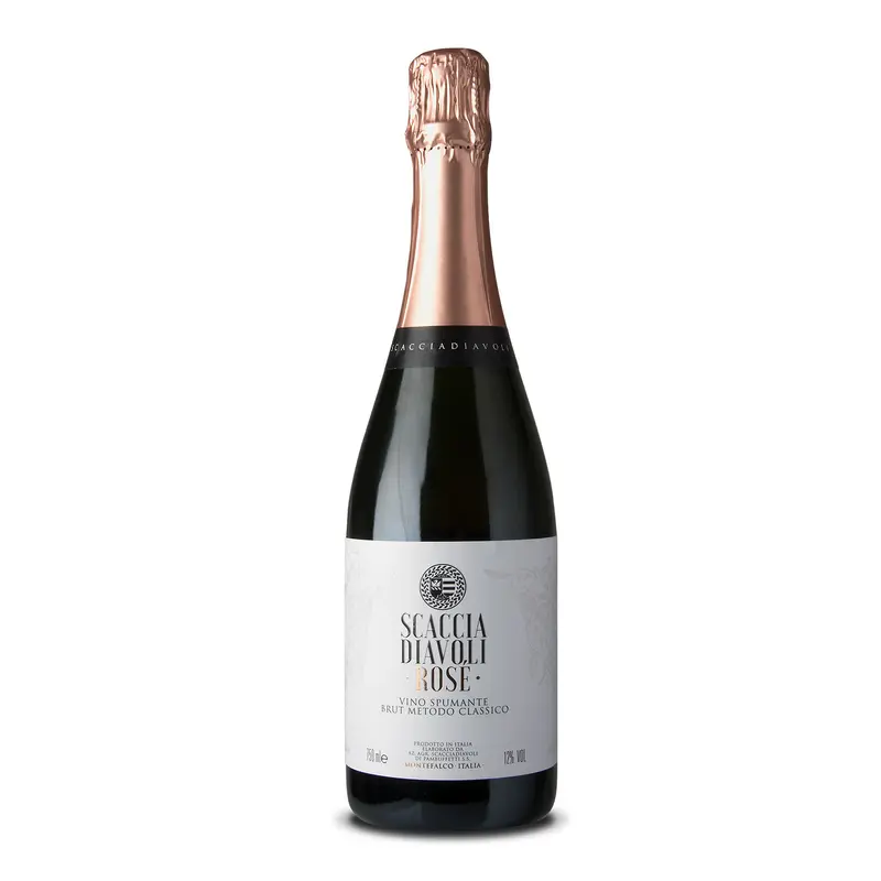 NV Scacciadiavoli Rose Vino Spumante Brut Metodo Classico, Umbria, Italy (750ml)