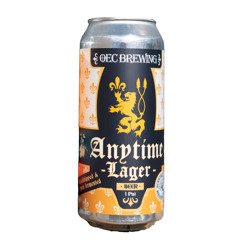 OEC Anytime Lager 4pk Can