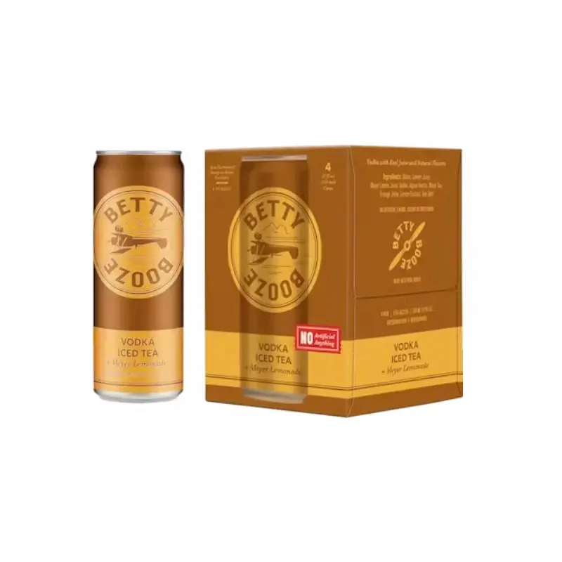Betty Booze Vodka Ice Tea + Meyer Lemonade 4Pk