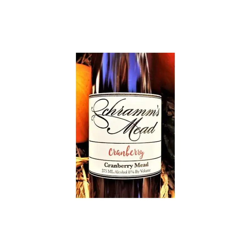 Schramm's Cranberry Mead, Michigan, USA (375ml) HALF BOTTLE