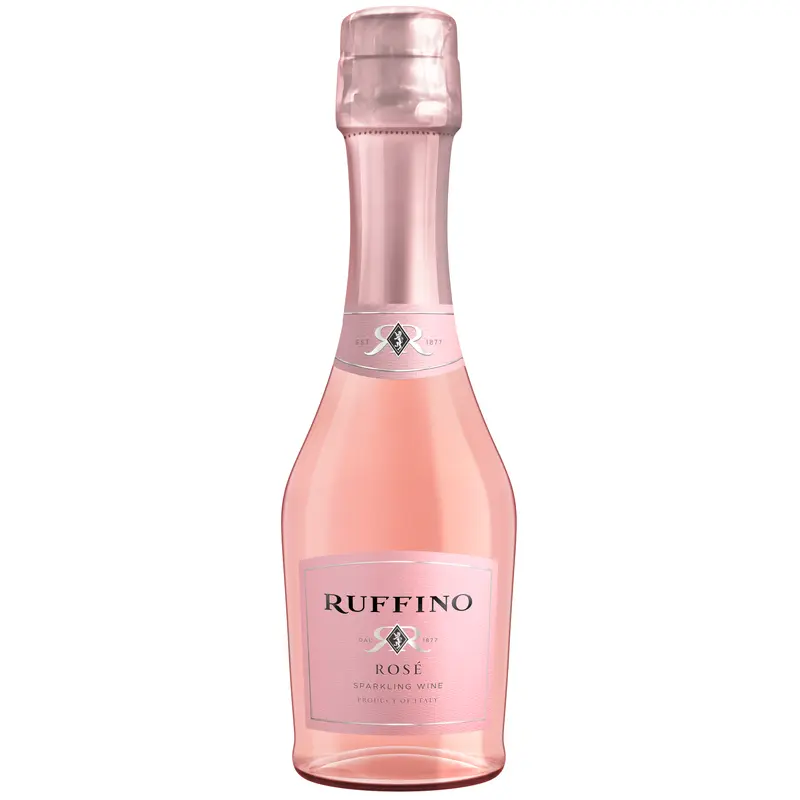 NV Ruffino Sparkling Rose, Italy (187ml QUARTER BOTTLES)