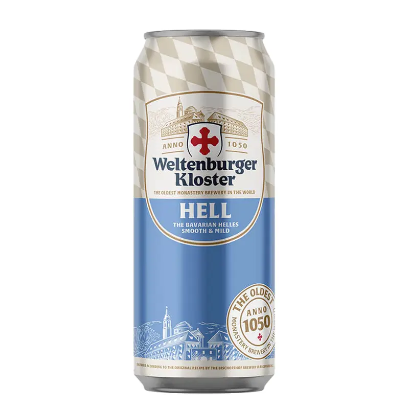Weltenburger Kloster Helles Lager 4pk Can