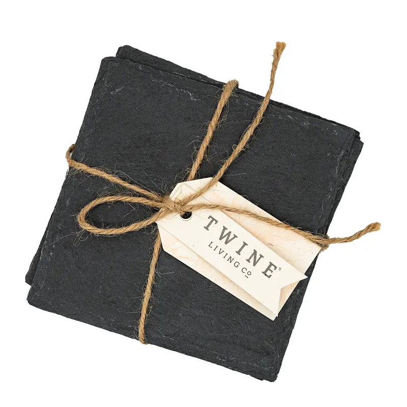 4 Pk Slate Coasters