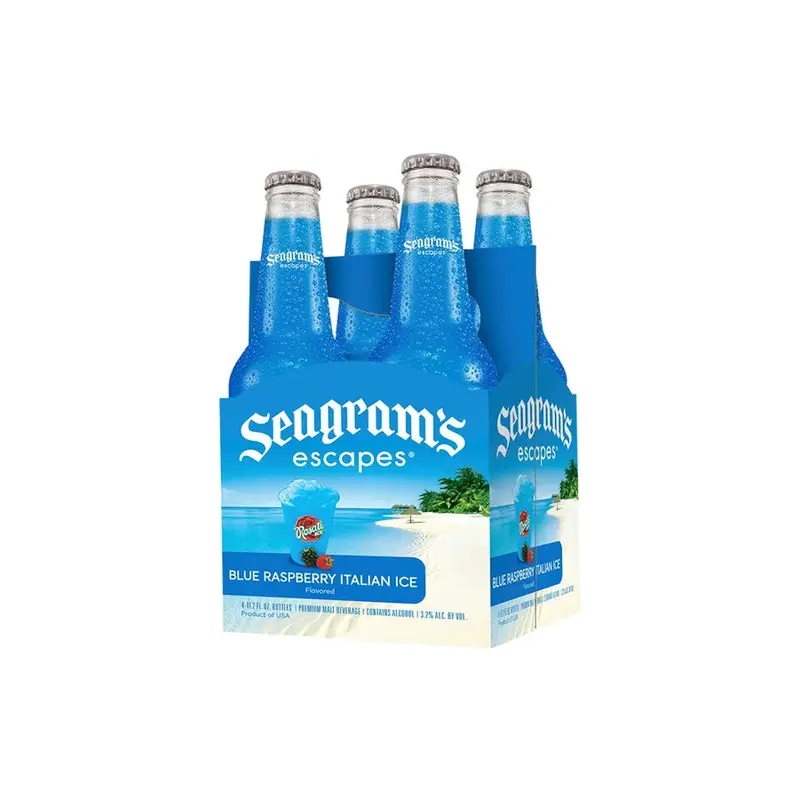 Seagram's Escapes Blue Raspberry Italian Ice 4Pk