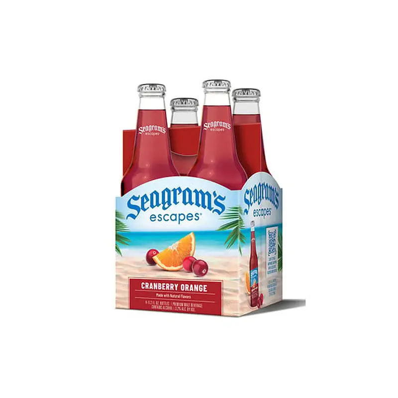 Seagram's Escapes Cranberry Orange 4Pk