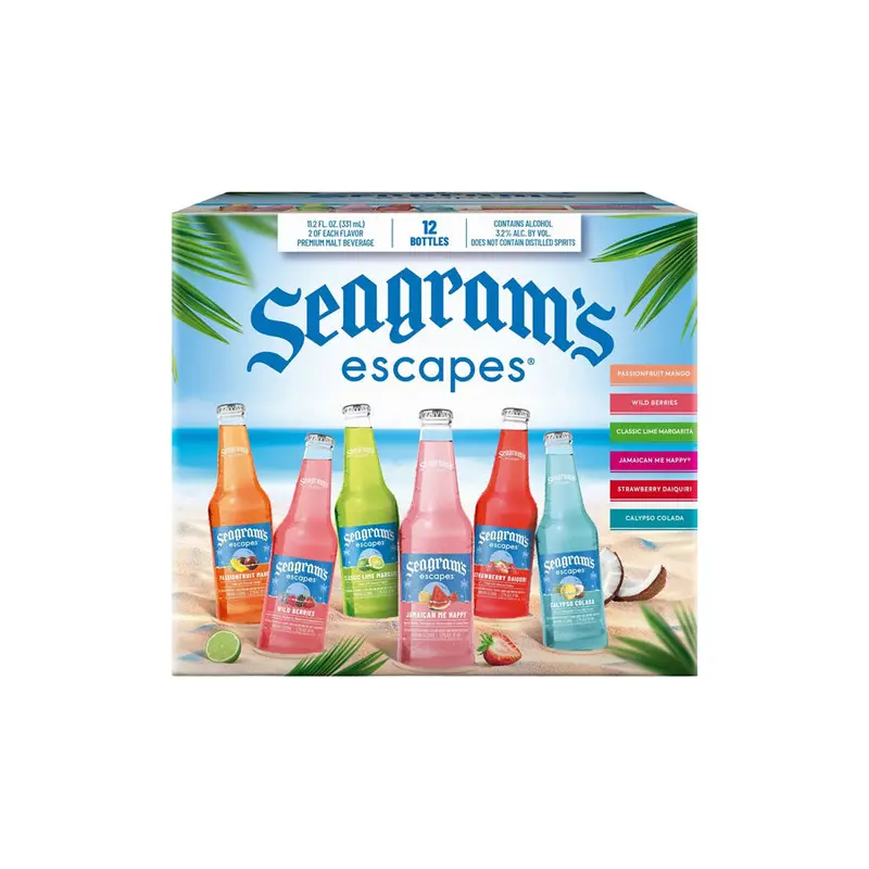 Seagram's Escapes Hard Soda Variety 12Pk
