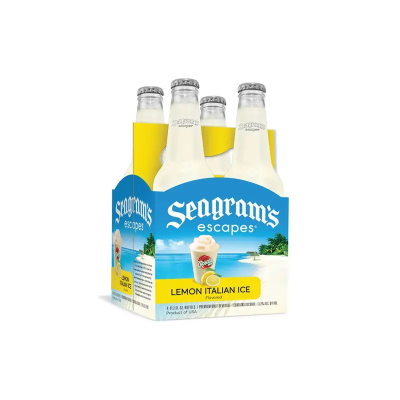 Seagram's Escapes Lemon Italian Ice 4Pk