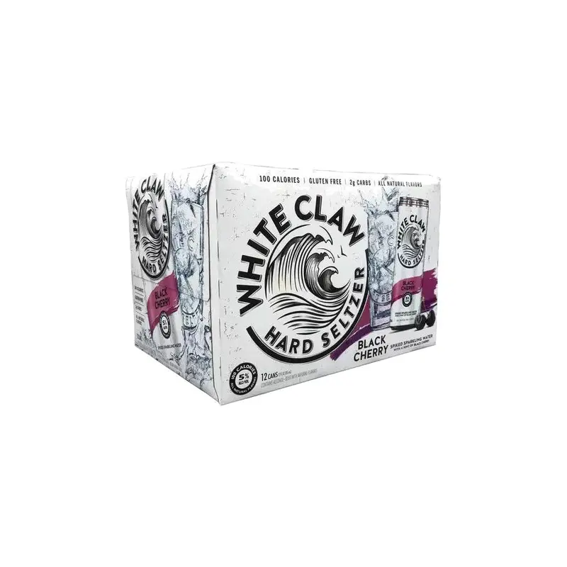 White Claw Hard Seltzer Black Cherry 12Pk