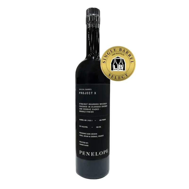 Penelope Project X Double Barrel Liquor Barn Single Bourbon 750ML