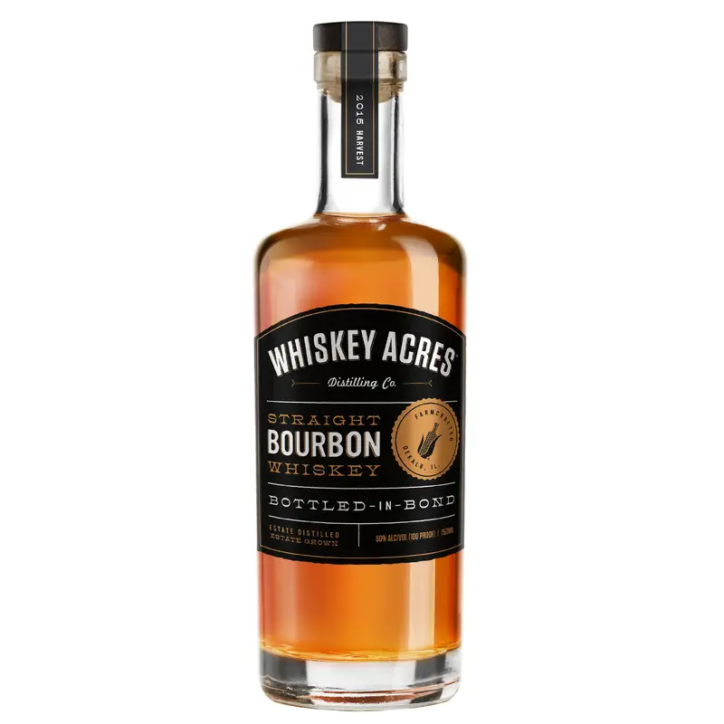 Whiskey Acres Farm Crafted Bottled in Bond Bourbon Whiskey 750ML